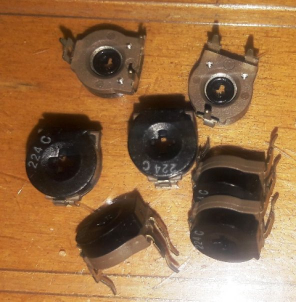 220K 224C Japon Trimpot Yatık 5mm - Resim 2