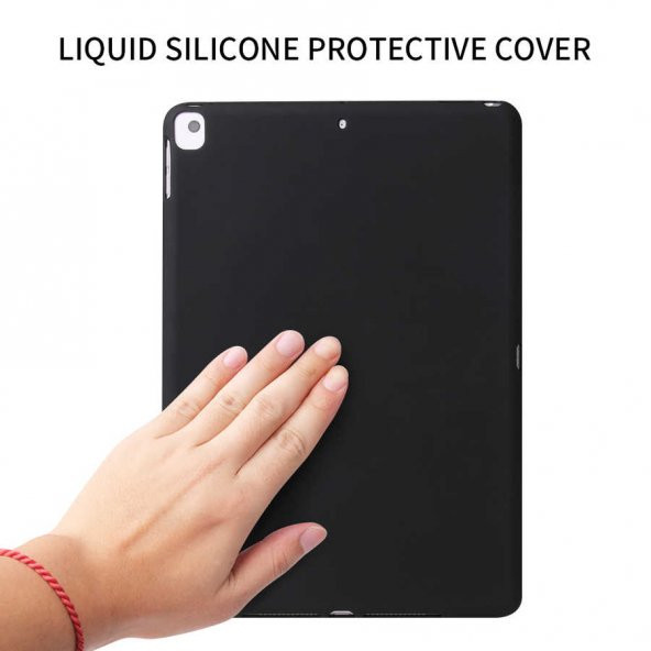 Apple iPad 9.7 2017 Kılıf Kamera Çıkıntılı Soft Tablet Silikon - 5