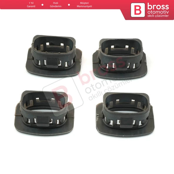 Opel Vectra A Astra F için Gri Kapı İç Kilit Buton Çerçevesi 136253 - 3