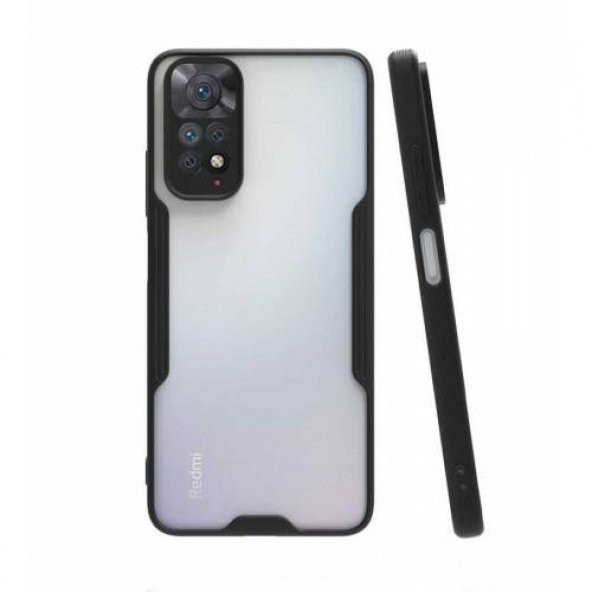 Xiaomi Redmi Note 11s Kılıf Silikon Kamera Korumalı Parfe + Ekran Koruyucu cam - 6