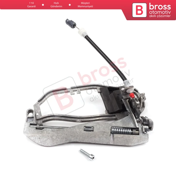 BMW X5 E53 2000-2006 İçin Arka Sol Kapı Dış Açma Kolu Taşıyıcı Mekanizma Braketi 51228243635 - 3