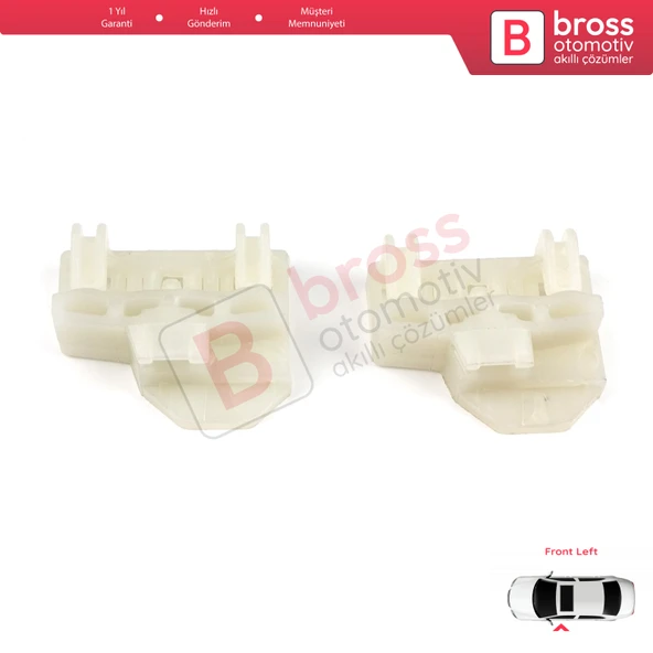 Audi A4 B5 VW Polo MK3 6N Passat B5 Skoda Superb MK1 8D0837461 İçin Ön Sol Cam Kriko Kılavuz Klipsi