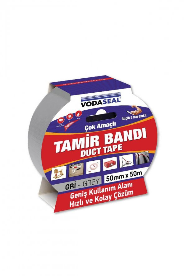 VODASEAL DUCT TAPE TAMİR BANDI 50MMX50 MT-GRİ