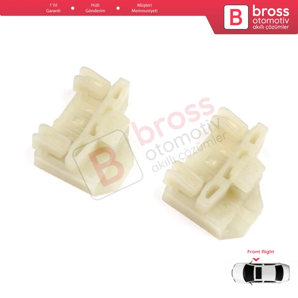 Audi A4 B5 VW Polo MK3 6N Passat B5 Skoda Superb MK1 8D0837462 İçin Ön Sağ Cam Kriko Kılavuz Klipsi