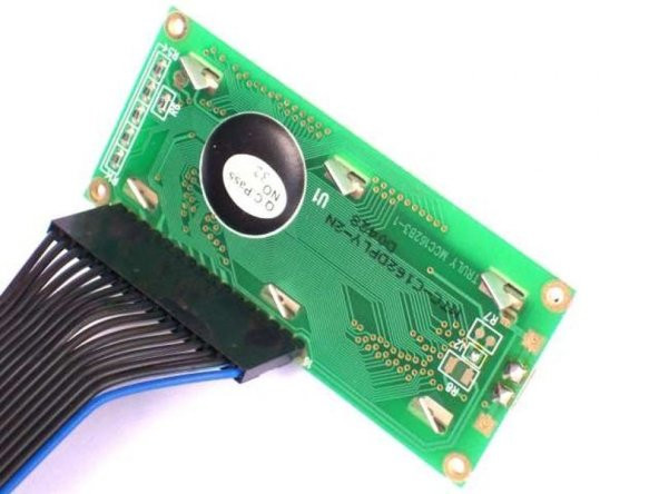 LCD Modül Uzatma Kablosu 10cm - 1x16 Dişi Dişi Konnektör - 2