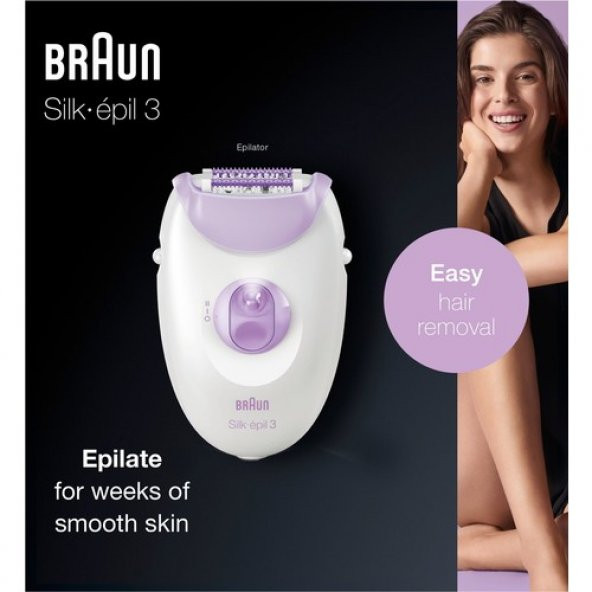 Braun Silk Epil 3 Epilatör 3170 Soft Perfection Epilasyon - 6