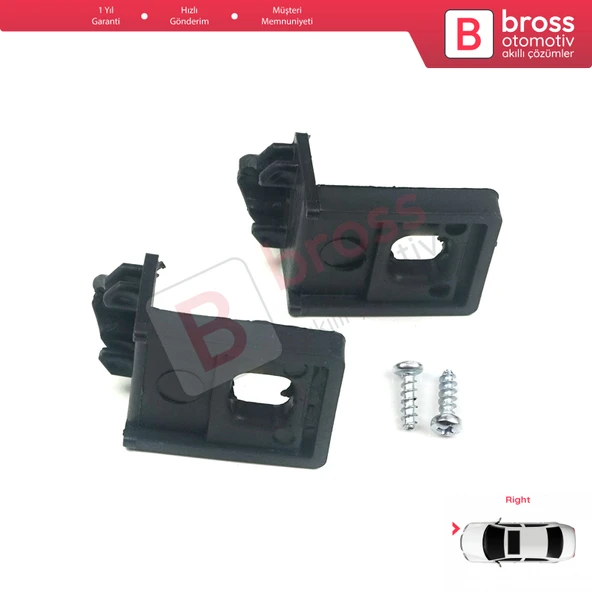 VW Touran MK1 2003-2010 Caddy MK3 2004-2010 1T0998225 İçin Sağ Ön Far Ayak Tamir Seti - 5