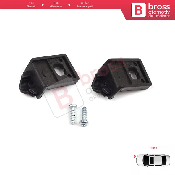 VW Touran MK1 2003-2010 Caddy MK3 2004-2010 1T0998225 İçin Sağ Ön Far Ayak Tamir Seti - 1
