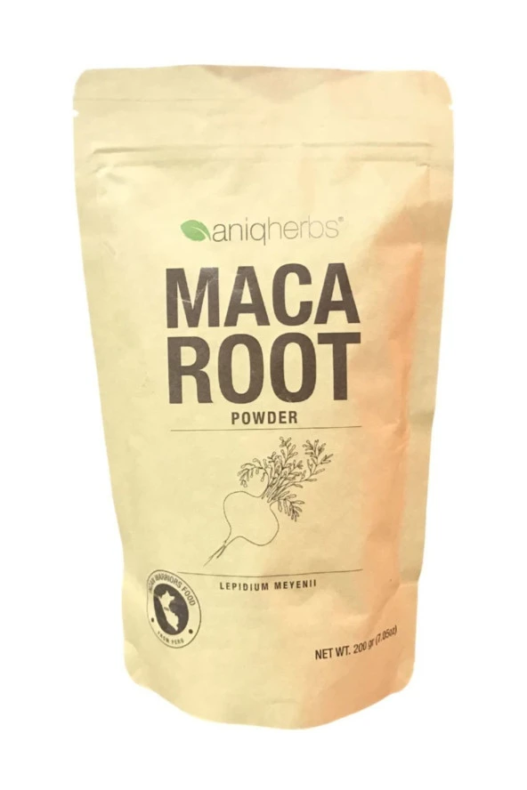 3 Adet Aniqnaturals Maca Kökü Tozu - 200 Gr - Maca Root Powder ürün görseli