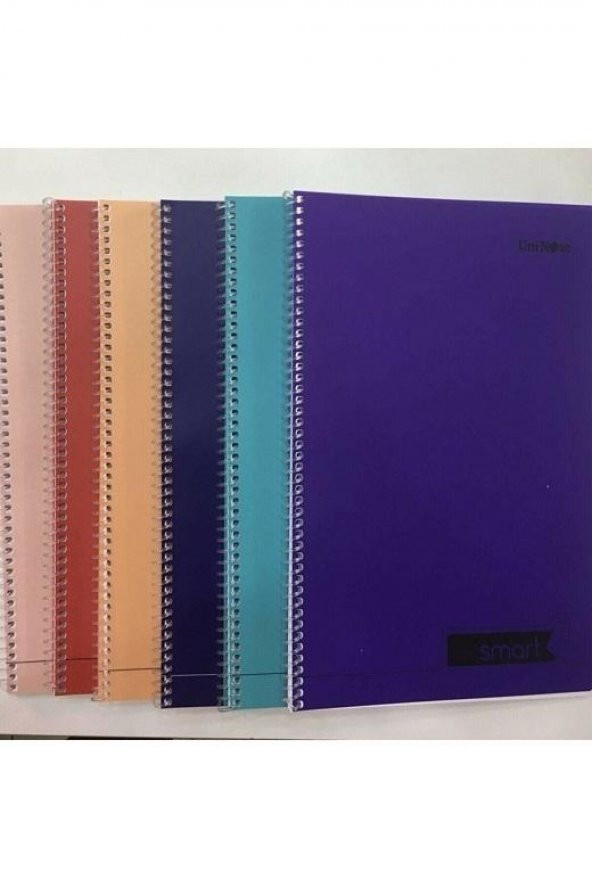 Çınar ÇNR 72908 Defter A4 Telli Plastik Kapak. Kareli 72 Yaprak