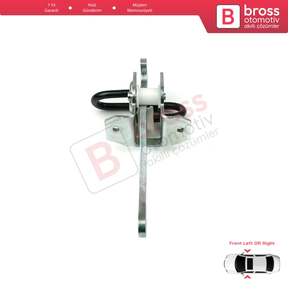 BMW 5 Serisi E34 7 Serisi E32 için Ön Sağ veya Sol Kapı Gergisi 51218155698 - 4