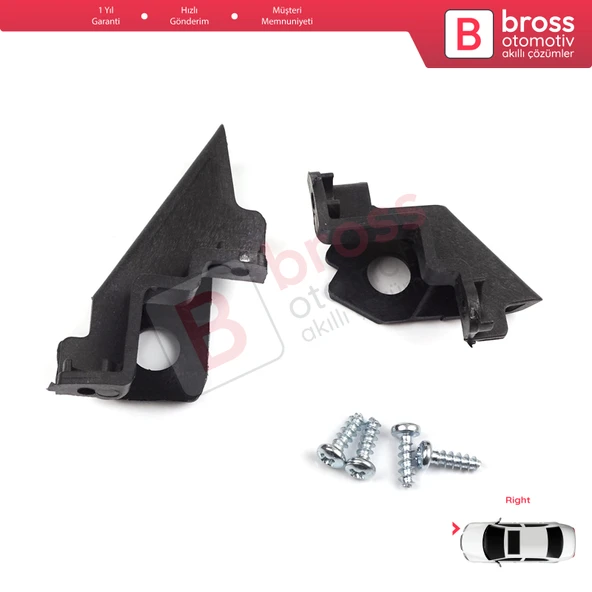 VW Polo MK5 6R 6C 61 2009-2016 6R0998226 İçin Sağ Ön Far Ayak Tamir Seti