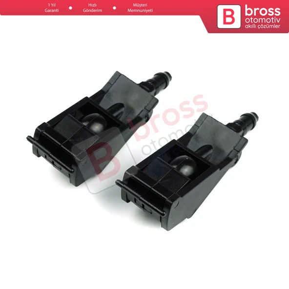 VW Golf Jetta Bora MK4 Passat B5 Polo Seat Skoda için Ön Cam Su Fıskiye Meme Seti 6E0955985 - 1