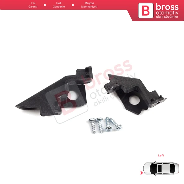 VW Polo MK5 6R 6C 61 2009-2016 6R0998225 İçin Sol Ön Far Ayak Tamir Seti