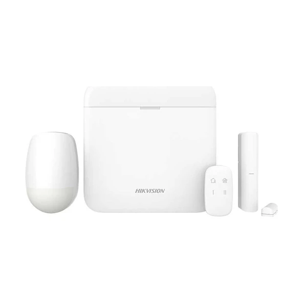 Hikvision DS-PWA64-Kit-WE 868 MHz Kablosuz Alarm Panel Seti (Kumanda Dahil - GPRSli Model) AX Pro