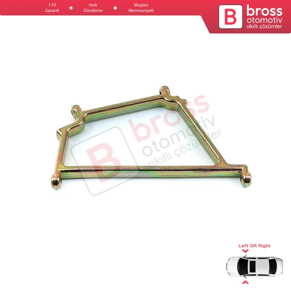 Mercedes W210 S210 W202 S202 W140 için Katlanır Yan Dikiz Ayna Destek Metal Braketi Sol veya Sağ - 5
