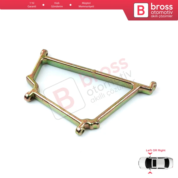 Mercedes W210 S210 W202 S202 W140 için Katlanır Yan Dikiz Ayna Destek Metal Braketi Sol veya Sağ - 4