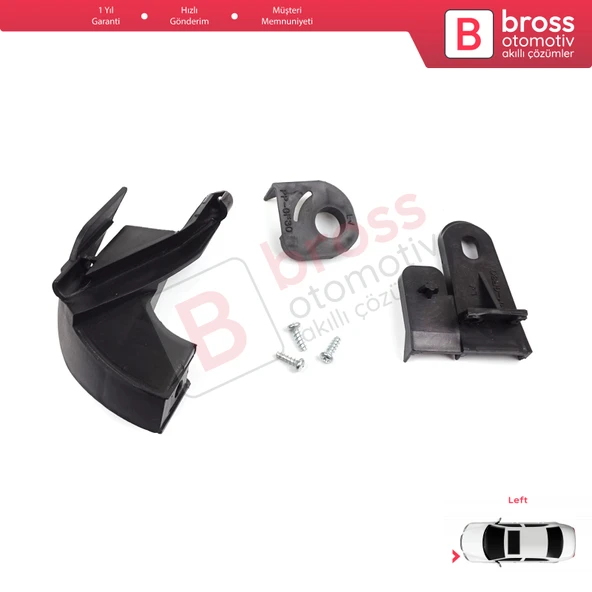 Fiat Fiorino MK3 Citroen Nemo Peugeot Bipper 2007-2020 6212F4 İçin Sol Ön Far Ayak Tamir Seti