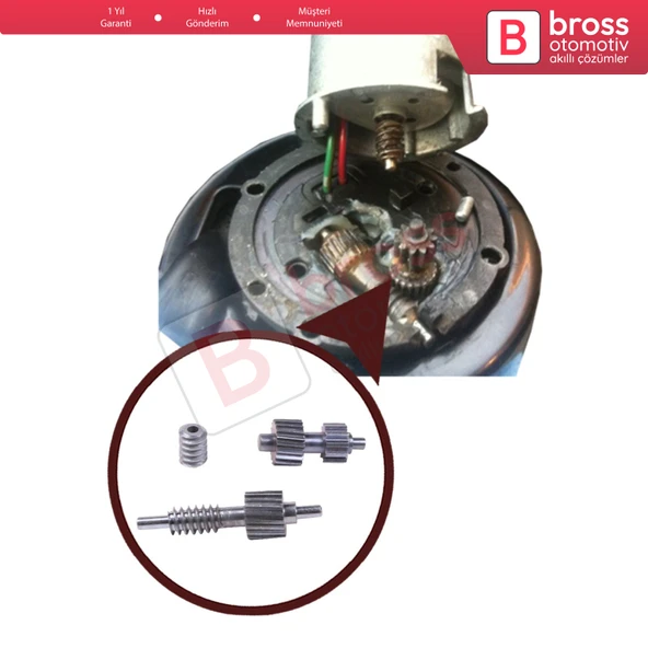 BMW E46 M3 İçin Yan Ayna Motoru Katlama Dişli Seti 5116789359 - 5