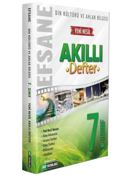 DDY 7.Sınıf Din Kültürü ve Ahlak Bilgisi Efsane Akıllı Defter