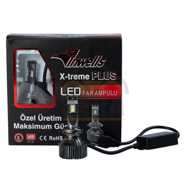 İNWELLS X-TREME PLUS (PHILIPS ÇİPLİ) LED XENON (ZENON) H7 15000 lümen - 2