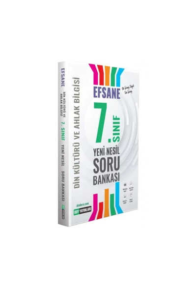 Ddy 7. Sınıf Din Kültürü Ve Ahlak Bilgisi Efsane Soru Bankası