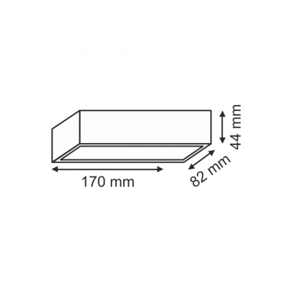 HELİOS Led Duvar Aydınlatma IP 659 W Günışığı (91-0901) HS-5803 - 2