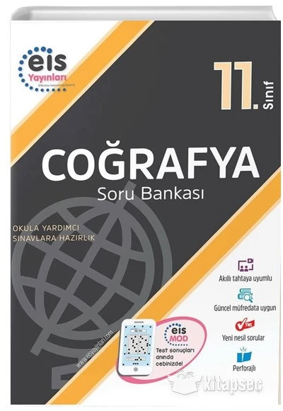 11. Sınıf Coğrafya Soru Bankası Eis Yayınları