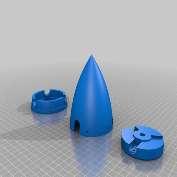 3Dlabprint Spitfire Spinner Plastik Aparat