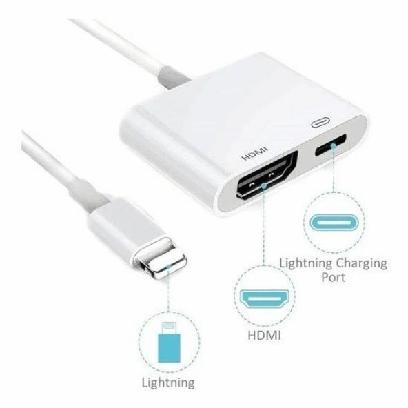 START L8HI İPHONE LIGHTING=>HDMI 4K 1080P ÇEV. - 1