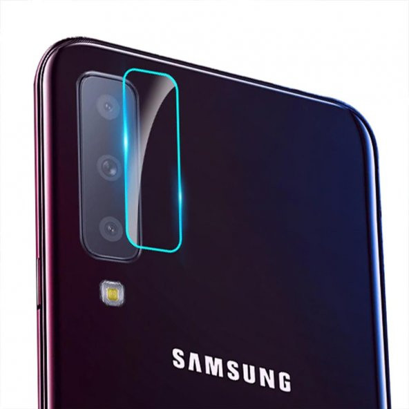 Samsung Galaxy A7 2018 Kamera Lens Koruyucu Cam Film