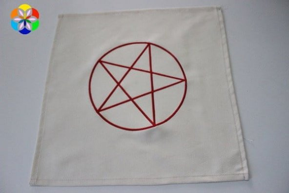 Ters Pentagram Grid Kumaş Üzerine Nakış İşleme - Yeni Versiyon ürün görseli 1
