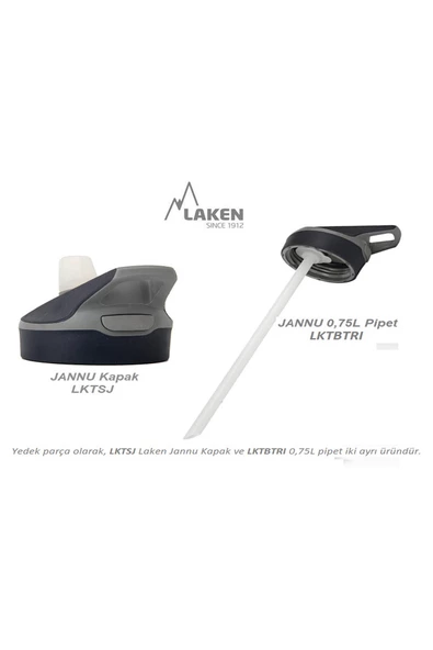 Laken Tritan Jannu Şişe 0,75L - Kırmızı LKTN2R - 3