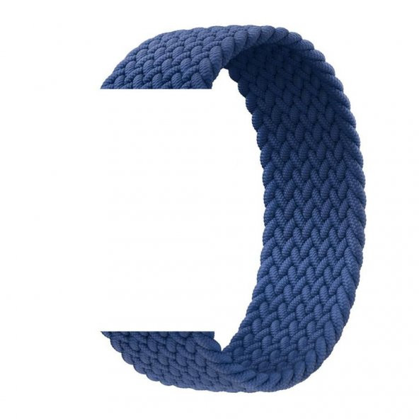 Apple Watch 38mm Small (14 cm Uzunluk) Örgü Solo Loop Koruma Kayış Kordon - 7