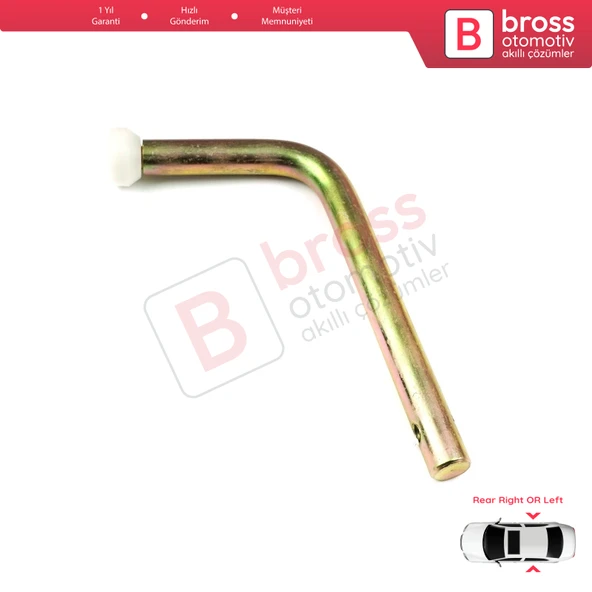 VW Transporter T4 Caravelle 1990-2003 için Arka Sürgülü Kapı Üst Makarası 701843436A - 4