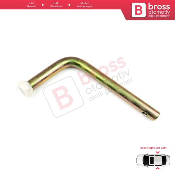 VW Transporter T4 Caravelle 1990-2003 için Arka Sürgülü Kapı Üst Makarası 701843436A