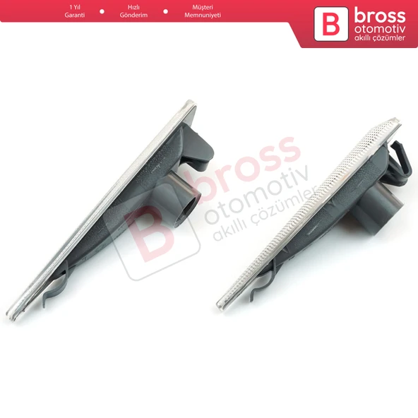 Renault İçin Beyaz Sağ Sol Yan Çamurluk Sinyali 8200027150 7151 - 2