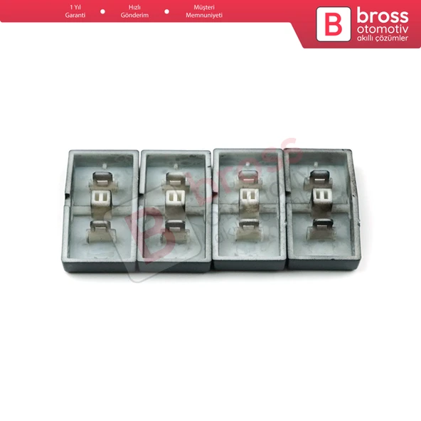 BMW E39 E381 İçin 4 Adet Pencere Düğmesi Kapağı 61316904309 - 5