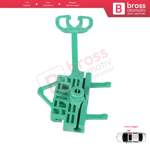 Fiat Linea 323 110 2007-2018 51892560 İçin Elektrikli Ön Sağ Kapı Cam Kriko Tamir Klipsi - 2