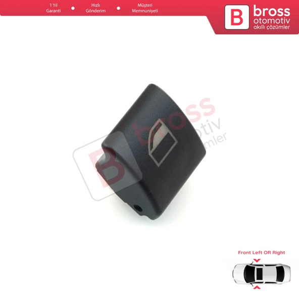 BMW 3 Series E46 X5 X3 İçin Cam Açma Düğmesi Kapağı 61316902175 - 2