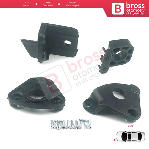 VW Caddy MK3 2K 2C Touran MK1 1T3 2010-2015 2K5998225 İçin Sol Ön Far Ayak Tamir Seti - 5