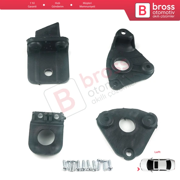 VW Caddy MK3 2K 2C Touran MK1 1T3 2010-2015 2K5998225 İçin Sol Ön Far Ayak Tamir Seti - 2