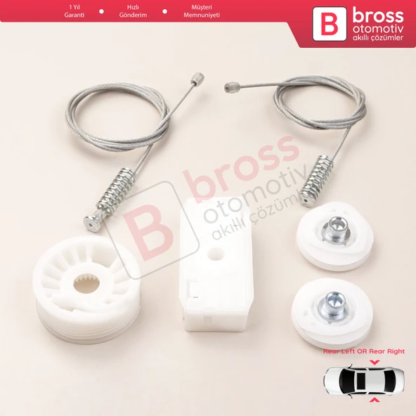 Ford Mustang MK5 S197 2005-2014 Convertible Coupe İçin Elektrikli Arka Sağ veya Sol Cam Kriko Seti - Resim 2