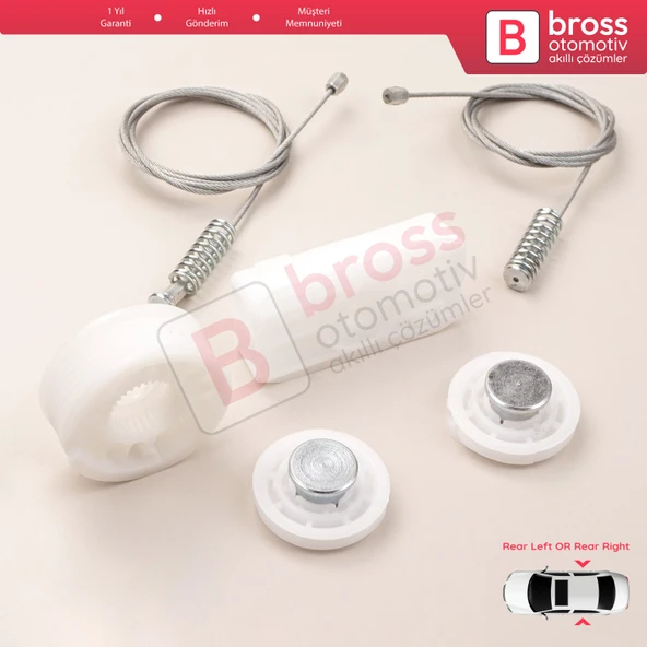 Ford Mustang MK5 S197 2005-2014 Convertible Coupe İçin Elektrikli Arka Sağ veya Sol Cam Kriko Seti - Resim 5