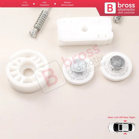 Ford Mustang MK5 S197 2005-2014 Convertible Coupe İçin Elektrikli Arka Sağ veya Sol Cam Kriko Seti - Resim 4