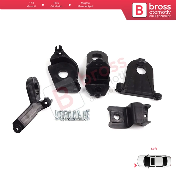 Seat Leon MK3 5F 2012-2020 5F0998225 İçin Sol Ön Far Ayak Tamir Seti - 1