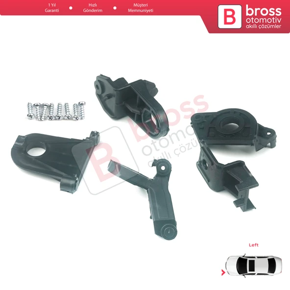 Seat Leon MK3 5F 2012-2020 5F0998225 İçin Sol Ön Far Ayak Tamir Seti - 4