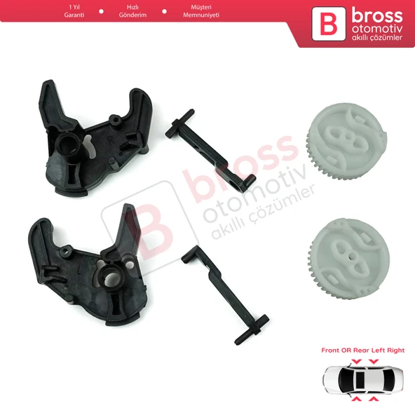 BMW 1 3 5 X5 X6 Z4 E90 E91 E92 E93 için Kapı Kilit Tamir Seti 51217202143 - 3