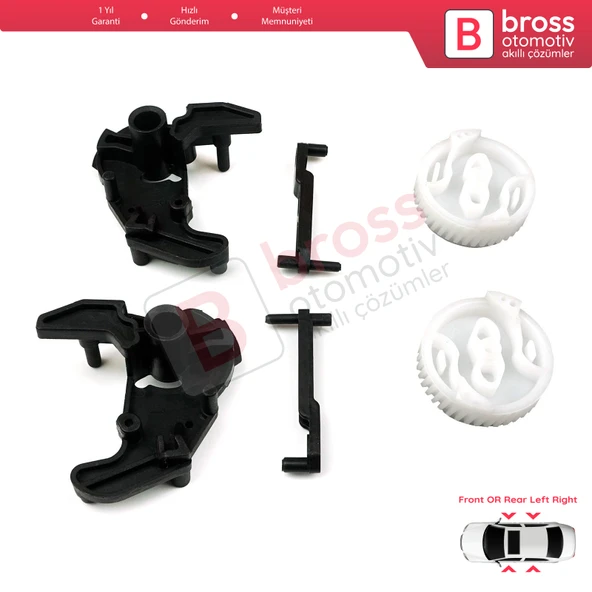 BMW 1 3 5 X5 X6 Z4 E90 E91 E92 E93 için Kapı Kilit Tamir Seti 51217202143 - 4