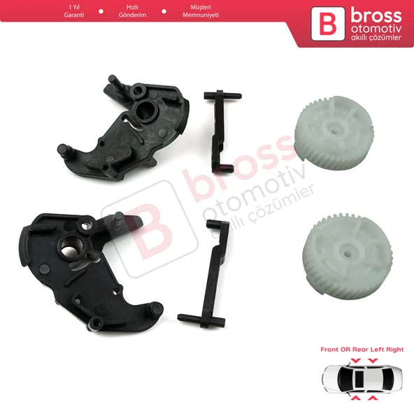 BMW 1 3 5 X5 X6 Z4 E90 E91 E92 E93 için Kapı Kilit Tamir Seti 51217202143 - 5